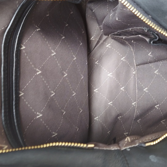 Vince Camuto | Riley Black Bubble Leather Shoulder Crossbody Bag Purse - Picture 13 of 16